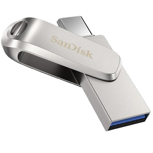 فلش مموری سن دیسک Ultra Dual Drive Luxe ظرفیت 1 ترابایت با دو رابط USB Type-C و USB Type-A